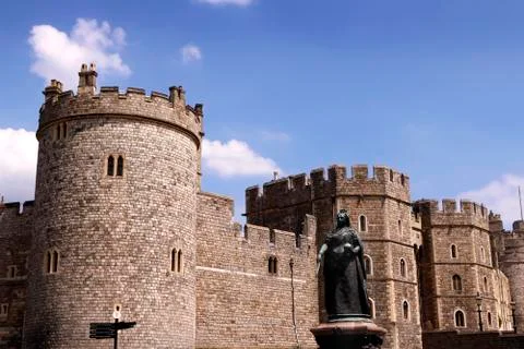 Windsor Castle Fortification Stock Photos