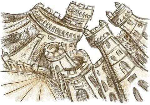 Windsor castle Stock Illustration