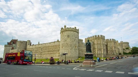 Windsor castle time lapse Stock Footage 66456945