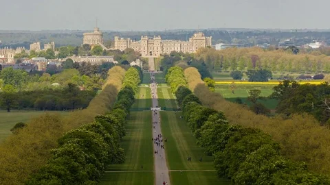 Windsor Castle Timelapse Video stock 78031588
