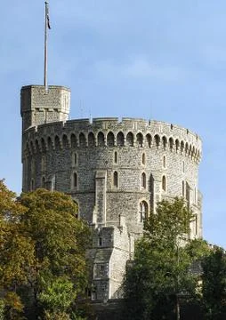 Windsor castle tower Stock Photos