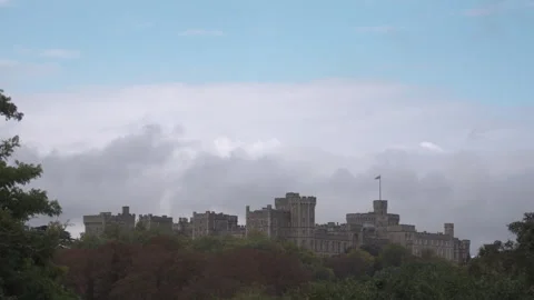 Windsor Castle Wide Shot Stock Footage 289545712