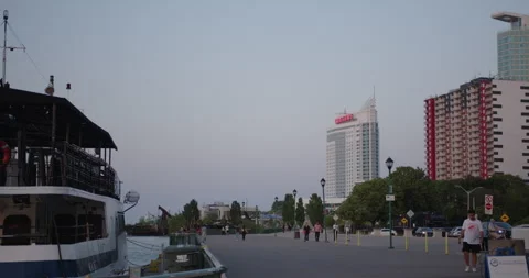 WINDSOR, ONTARIO, CANADA - MAY 30 2023: Caesars Palace Windsor Stock Footage 250495428