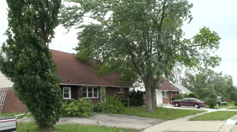Windstorm house Video stock 696158