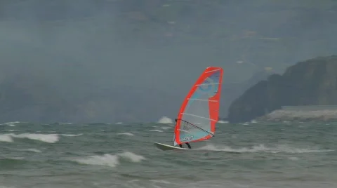 Windsurf in Laredo Video stock 795188