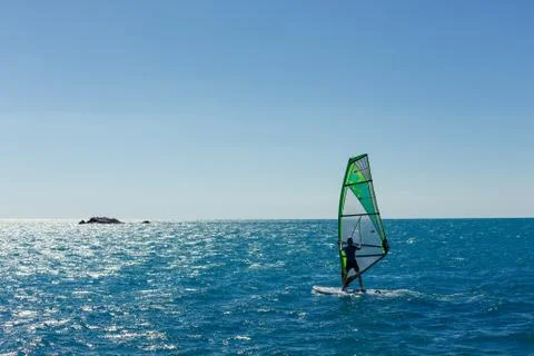 Windsurf Foto stock