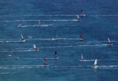 Windsurf shapes Stock Photos