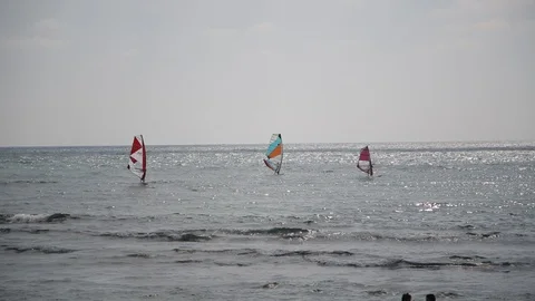 WindSurf Tel AViv Video stock 105590413