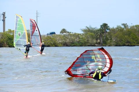 WindSurfer-1-12 Stock Photos