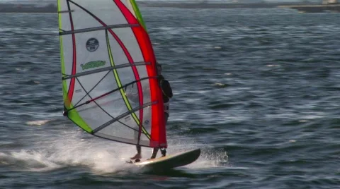 Windsurfer Video stock 86339