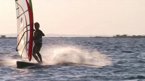 Windsurfer Video stock 86341