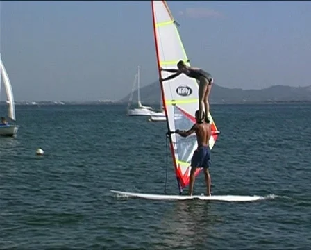 Windsurfer  Stock Footage 119023