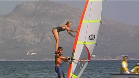 Windsurfer Stock Footage 952377