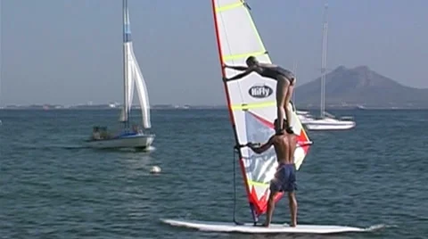 Windsurfer Stock Footage 952435