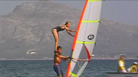 Windsurfer Video stock 952476