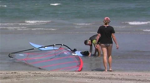 Windsurfer Stock Footage 952506