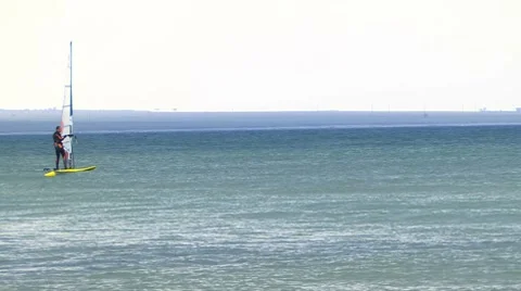 Windsurfer Stockbeeldmateriaal 7737718