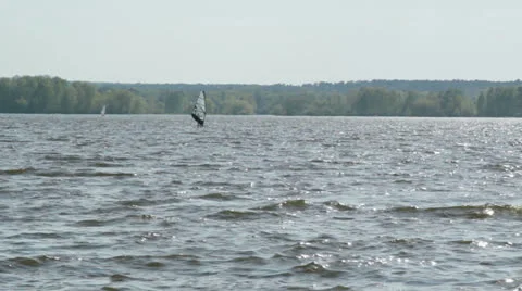 Windsurfer Stock Footage 24759085