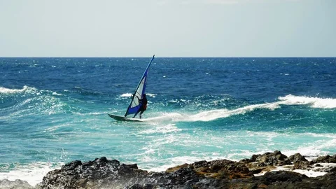 The Windsurfer Video stock 105355116