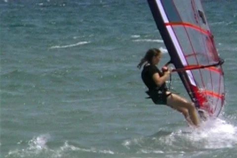 Windsurfer - NTSC Stock Footage 368805