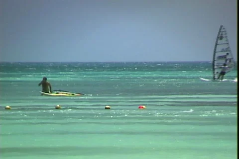 Windsurfer Waves Видео 821103