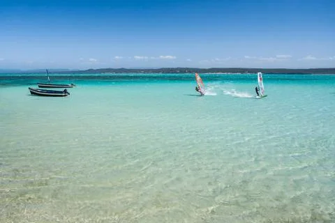 Windsurfers Stock Photos