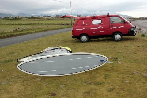 Windsurfers van Stock Photos