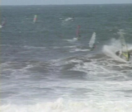 Windsurfing 13 Stock Footage 356909