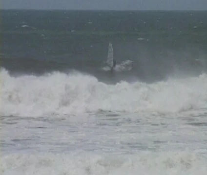 Windsurfing 17 Vídeo Stock 356913