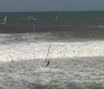 Windsurfing 23 Vídeo Stock 356918