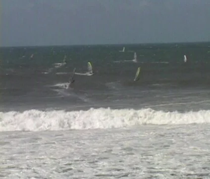 Windsurfing 26 Vídeo Stock 356921