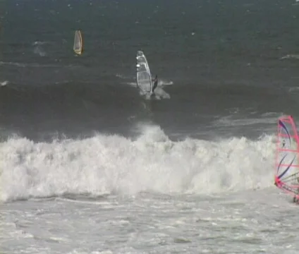 Windsurfing 39 Vídeo Stock 356932