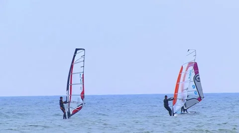 Windsurfing Stockbeeldmateriaal 7737706