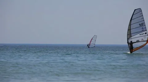 Windsurfing Stock Footage 10861009