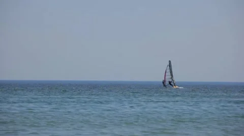 Windsurfing Stock Footage 10861013