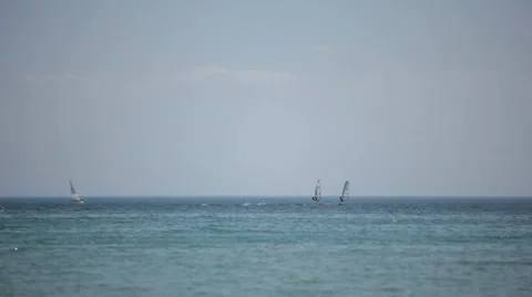 Windsurfing Stock Footage 10861073