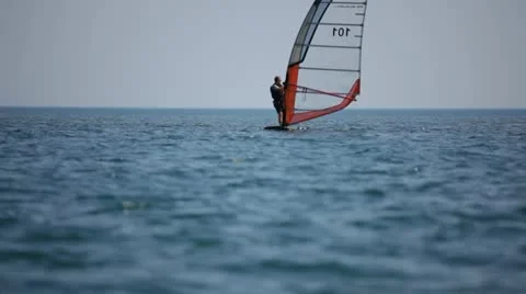 Windsurfing Stock Footage 10861088
