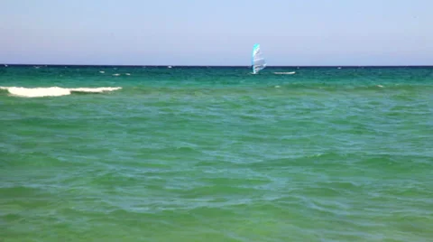 Windsurfing Stock Footage 32676993