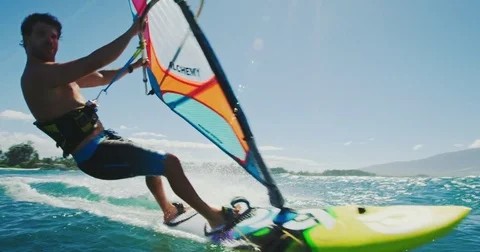 Windsurfing Stock Footage 81547081