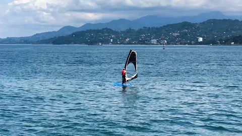 Windsurfing Stock Footage 94159220