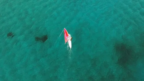 Windsurfing Stock Footage 110752197