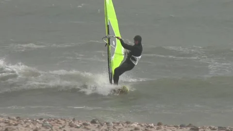 Windsurfing Video stock 237453313