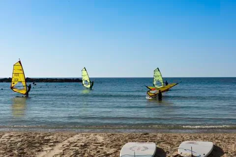 Windsurfing Stock Photos
