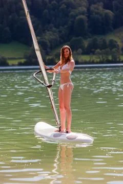 Windsurfing Stock Photos