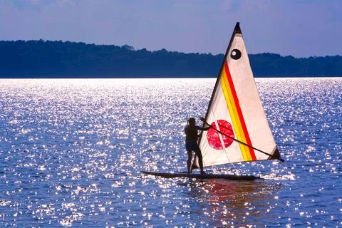 Windsurfing Stock Photos