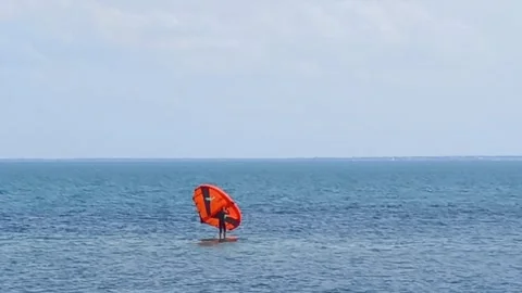 Windsurfing video Stock Footage 308779407