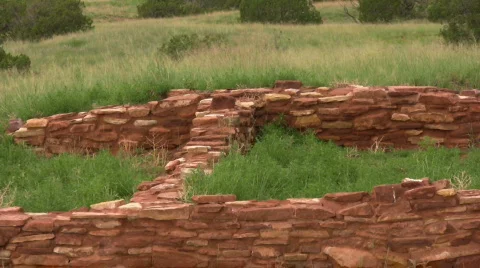 Windswept Ruins Stock Footage 143566