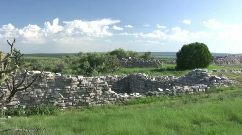 Windswept Ruins Timelapse Stock Footage 147419