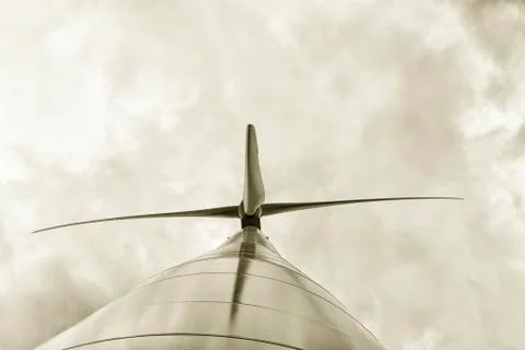 Windturbine from down Stock Photos