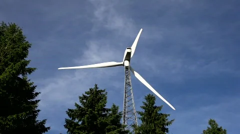 Windturbine Stock Footage 742113